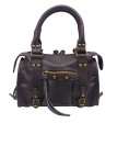Soleil Chic Petit Sac Cuir Daisy Choco Graine