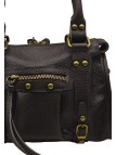 Soleil Chic Petit Sac Cuir Daisy Choco Graine