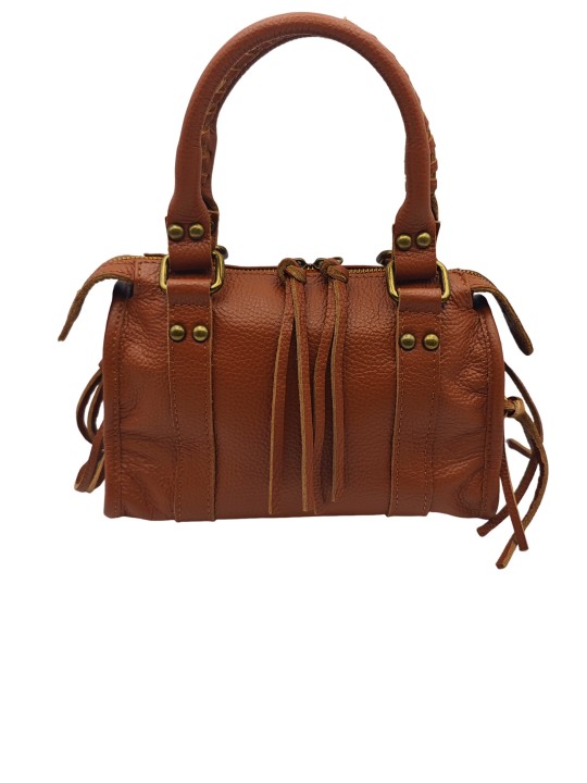 Soleil Chic Petit Sac Cuir Daisy Camel Graine