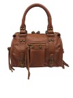 Soleil Chic Petit Sac Cuir Daisy Camel Graine