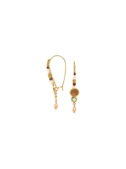 THEA boucles d'oreilles crochets tissés Franck Herval