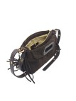 Soleil Chic Pompon Petit Sac à main Choco Nubuck
