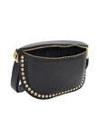 THE WAN Big Sac Banane Clouté Noir