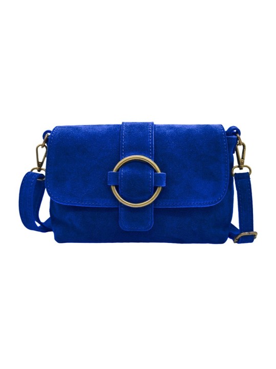 Anneau Nubuck Bleu Royale