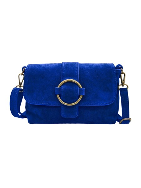 Anneau Nubuck Bleu Royale