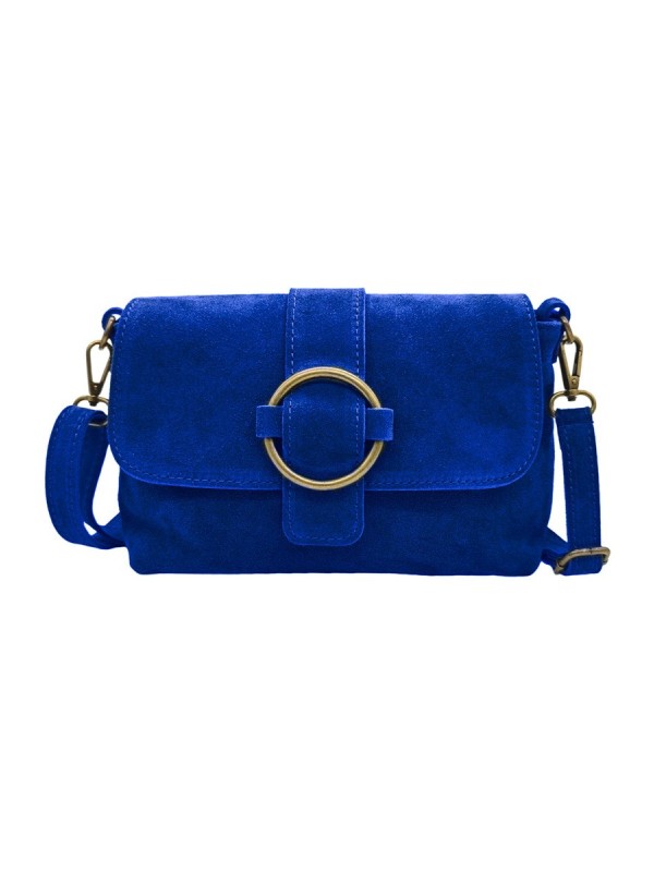 Anneau Nubuck Bleu Royale