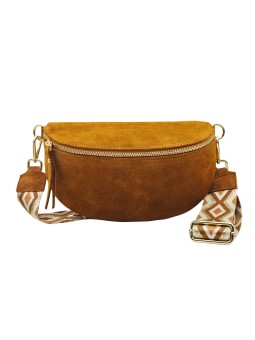 THE WAN Sac Banane Demi Lune DMB Camel Nubuck