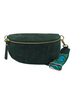 THE WAN Sac Banane Demi Lune DMB Vert Nubuck