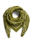 PIECES PCMARA SQUARE SCARF Foulard Carré 17160917 Avocado Kaki