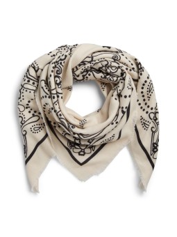 PIECES PCMARA SQUARE SCARF Foulard Carré 17160917 White