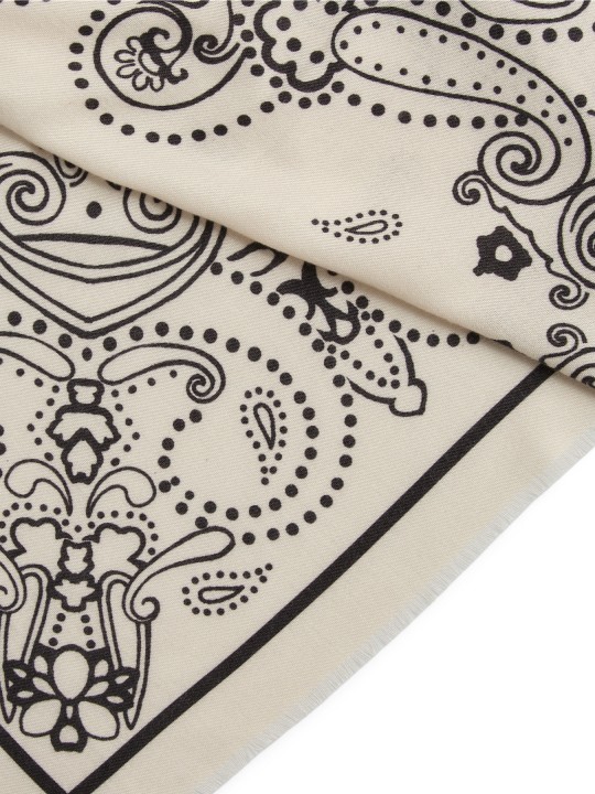 PIECES PCMARA SQUARE SCARF Foulard Carré 17160917 White