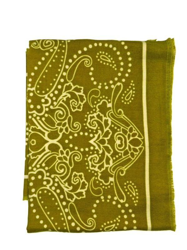 PIECES PCMARA SQUARE SCARF Foulard Carré 17160917 Avocado Kaki