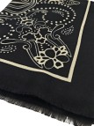 PIECES PCMARA SQUARE SCARF Foulard Carré 17160917 Black