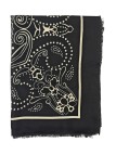 PIECES PCMARA SQUARE SCARF Foulard Carré 17160917 Black