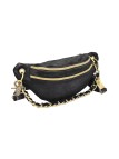 Mila Louise Sac Banane Cuir PETRA X NOIR