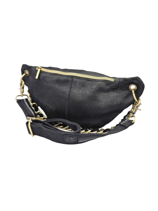Mila Louise Sac Banane Cuir PETRA X NOIR