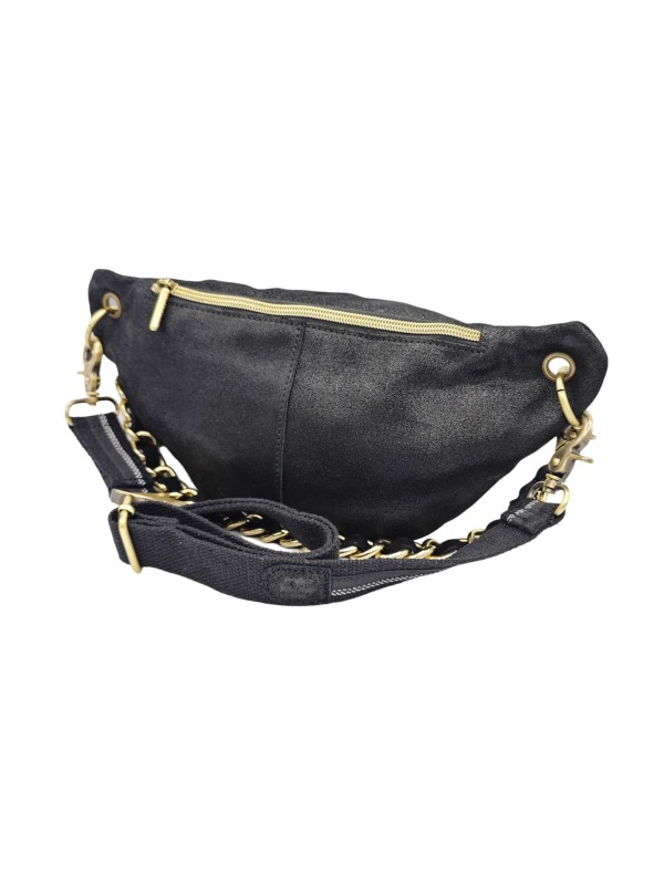 Mila Louise Sac Banane Cuir PETRA X NOIR