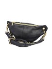 Mila Louise Sac Banane Cuir PETRA X NOIR