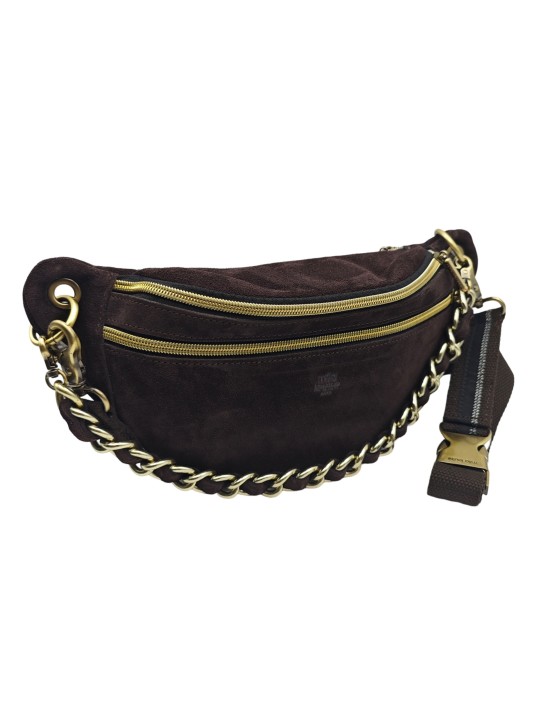 Mila Louise Sac Banane Cuir PETRA V Brun