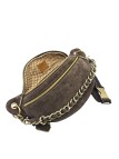 Mila Louise Sac Banane Cuir PETRA V Gris
