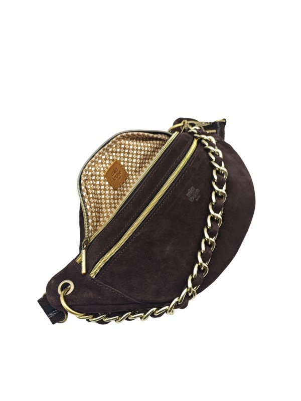 Mila Louise Sac Banane Cuir PETRA V Brun