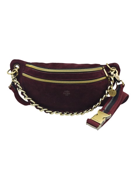 Mila Louise Sac Banane Cuir PETRA V Rouge