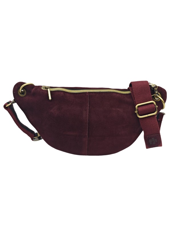 Mila Louise Sac Banane Cuir PETRA V Rouge