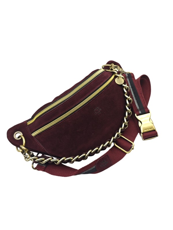 Mila Louise Sac Banane Cuir PETRA V Rouge