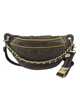 Mila Louise Sac Banane Cuir PETRA M V Gris