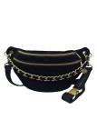 Mila Louise Sac Banane Cuir PETRA M V NOIR