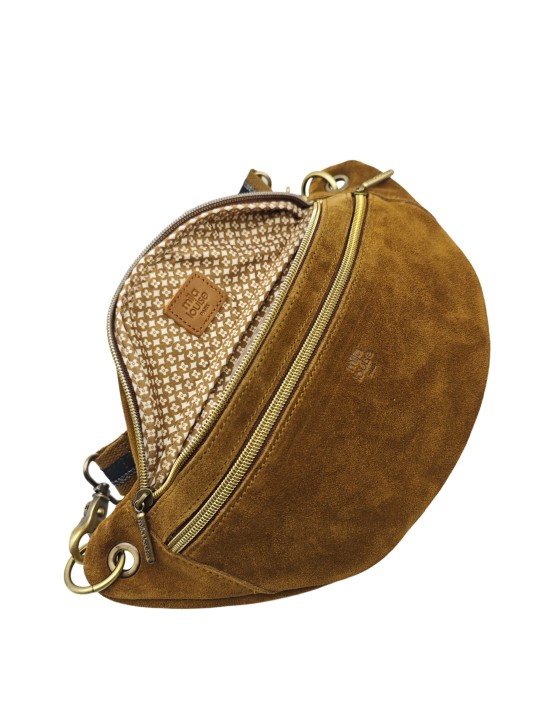 Mila Louise Sac Banane Cuir PETRA V Ocre Dark