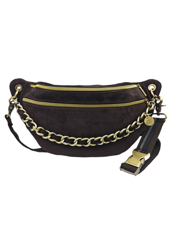 Mila Louise Sac Banane Cuir PETRA M V Brun