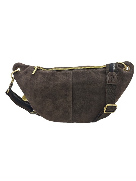 Mila Louise Sac Banane Cuir PETRA M V Gris