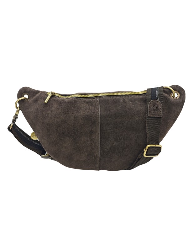 Mila Louise Sac Banane Cuir PETRA M V Gris