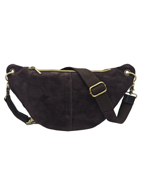 Mila Louise Sac Banane Cuir PETRA M V Brun