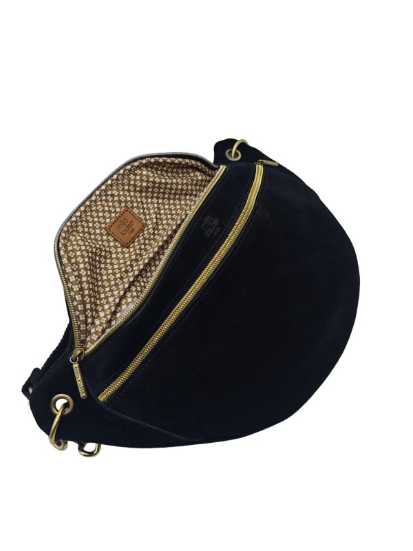 Mila Louise Sac Banane Cuir PETRA M V NOIR