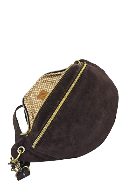 Mila Louise Sac Banane Cuir PETRA M V Brun