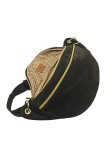 Mila Louise Sac Banane Cuir PETRA M V Kaki Dark