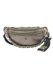 Mila Louise Sac Banane Cuir PETRA X Gris
