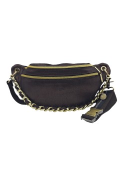 Mila Louise Sac Banane Cuir PETRA X Brun