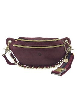 Mila Louise Sac Banane Cuir PETRA X Rouge
