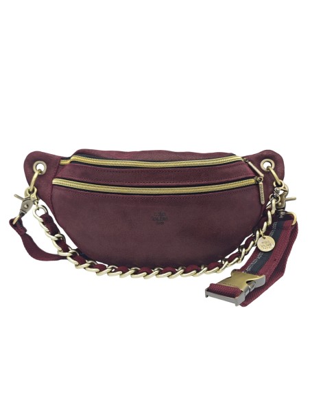 Mila Louise Sac Banane Cuir PETRA X Rouge