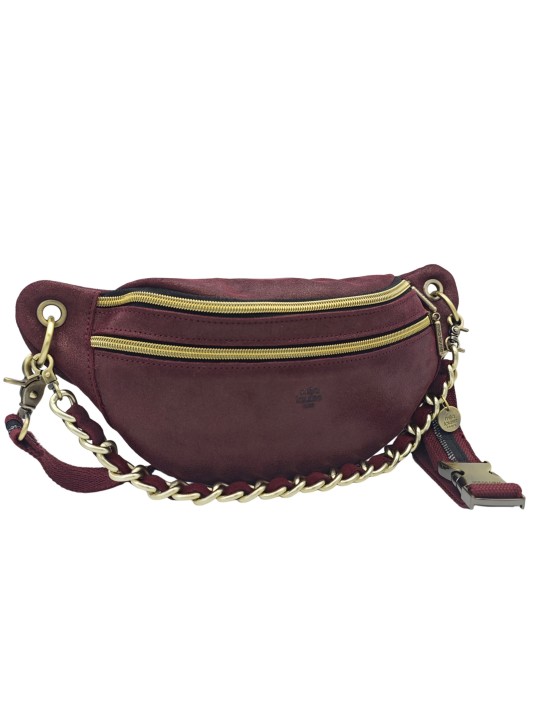 Mila Louise Sac Banane Cuir PETRA X Rouge