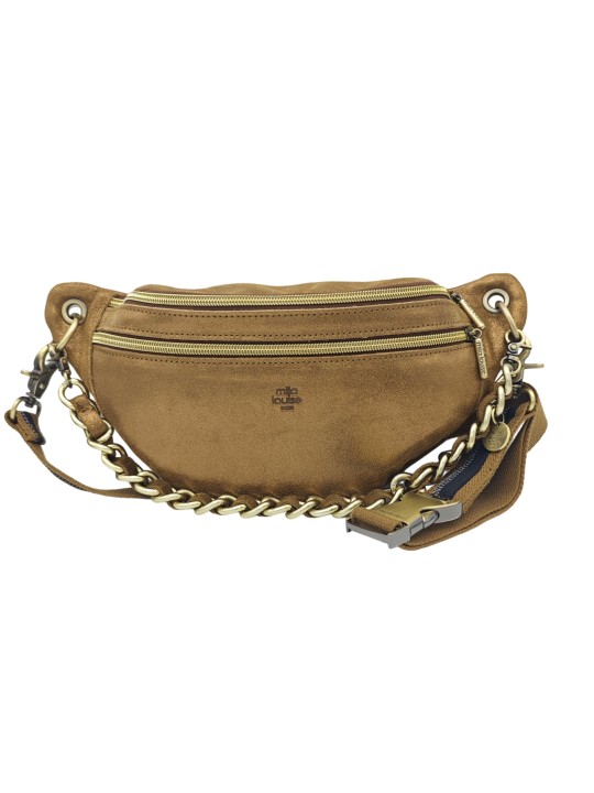 Mila Louise Sac Banane Cuir PETRA X Ocre Dark