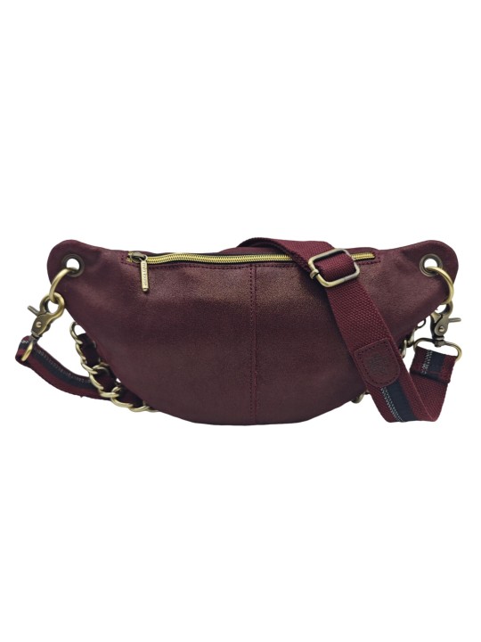 Mila Louise Sac Banane Cuir PETRA X Rouge