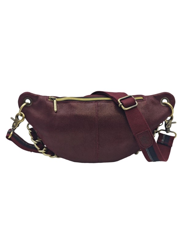 Mila Louise Sac Banane Cuir PETRA X Rouge