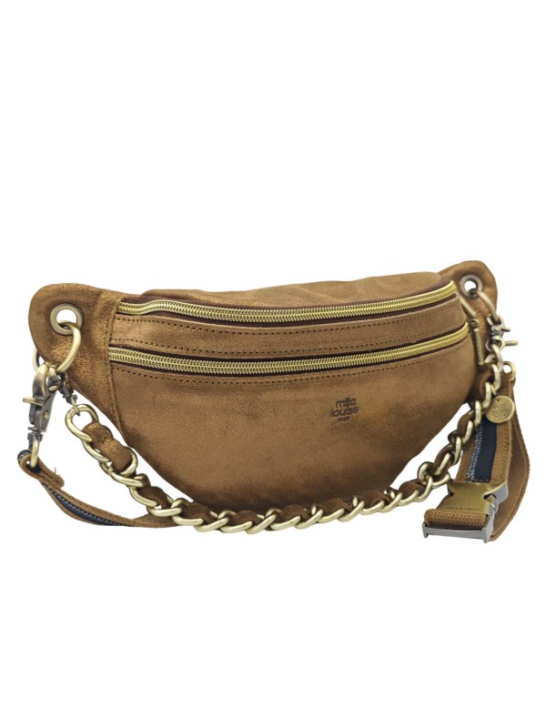 Mila Louise Sac Banane Cuir PETRA X Ocre Dark
