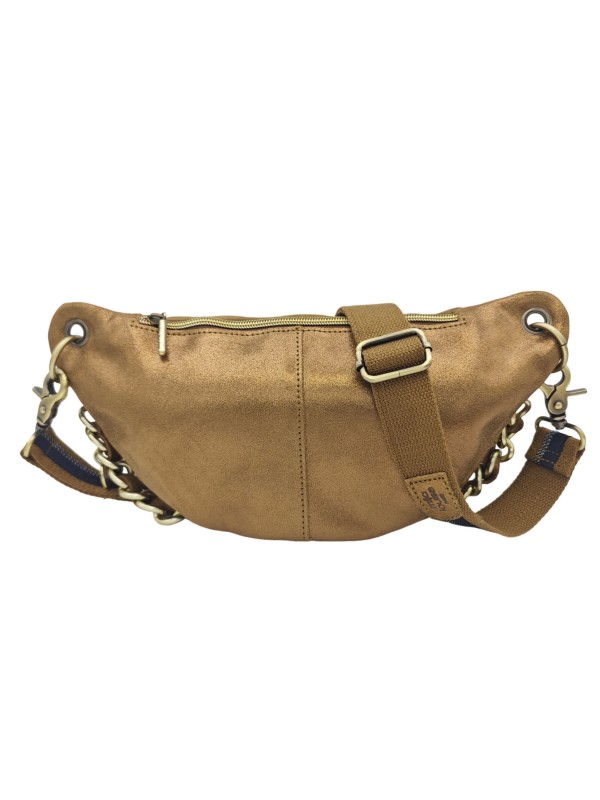Mila Louise Sac Banane Cuir PETRA X Ocre Dark