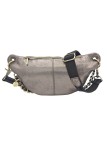 Mila Louise Sac Banane Cuir PETRA X Gris