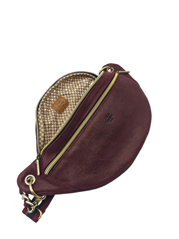 Mila Louise Sac Banane Cuir PETRA X Rouge